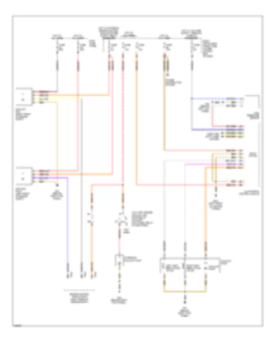 Cooling Fan Wiring Diagram for Audi S8 Quattro 2008