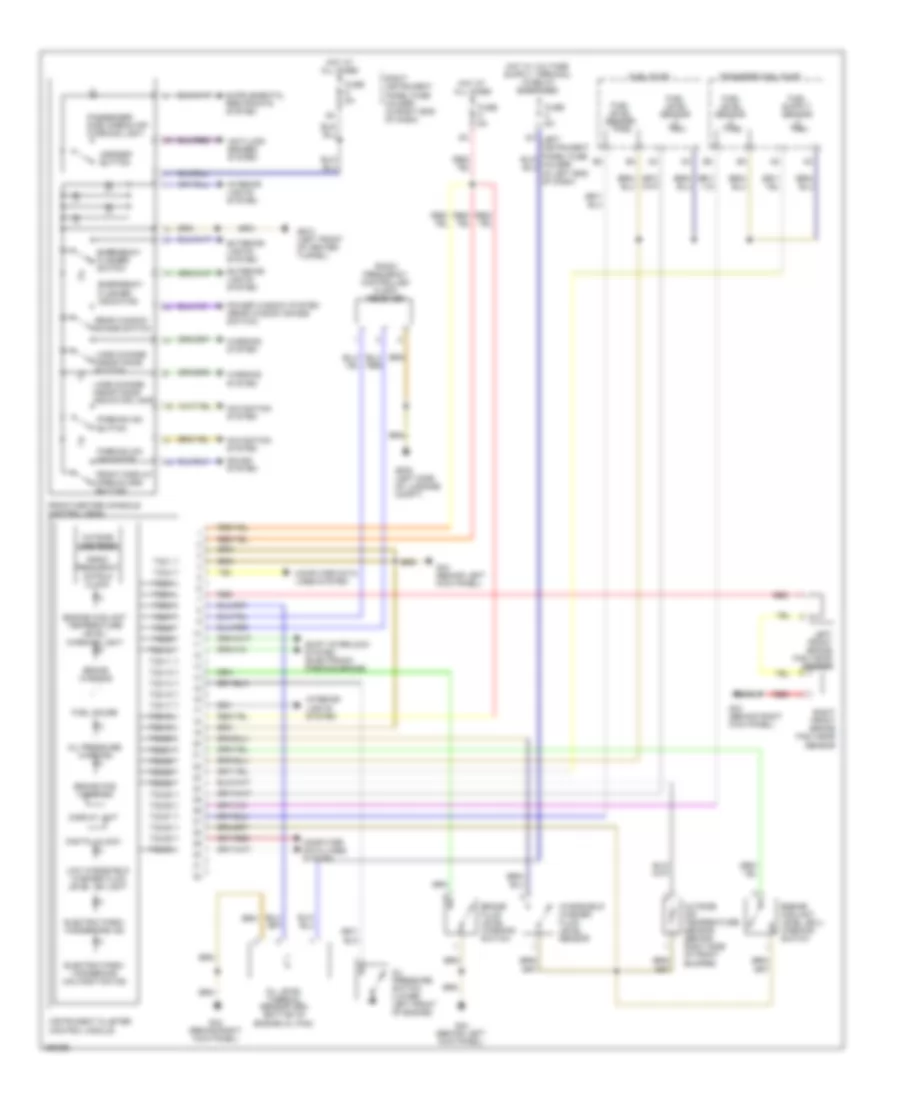 Instrument Cluster Wiring Diagram for Audi S8 Quattro 2008