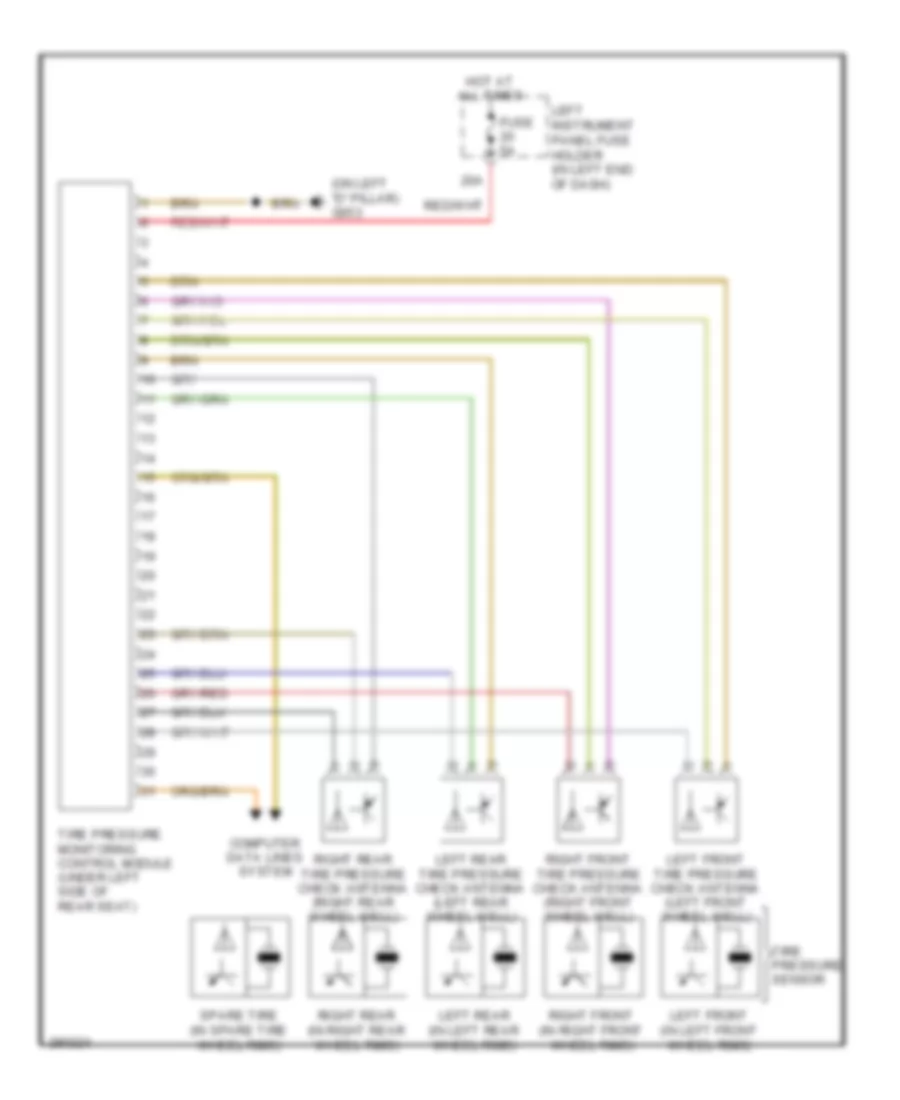 Warning Systems Wiring Diagram for Audi S8 Quattro 2008