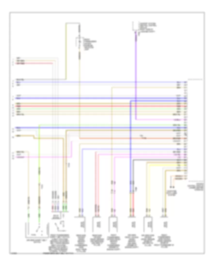 Supplemental Restraints Wiring Diagram 3 of 3 for Audi Q7 TDI Premium Plus 2014