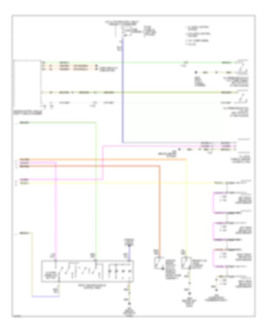 Instrument Cluster Wiring Diagram 2 of 2 for Audi Q7 TDI Premium Plus 2014