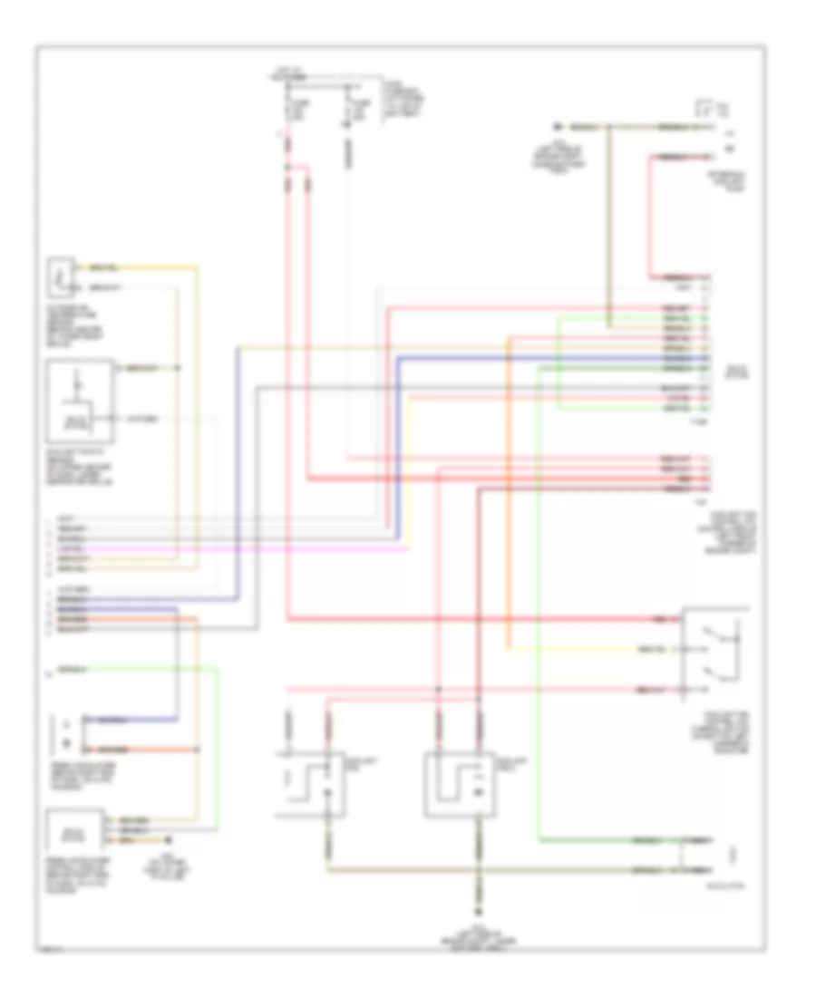 Automatic A C Wiring Diagram 2 of 2 for Audi TT 2004