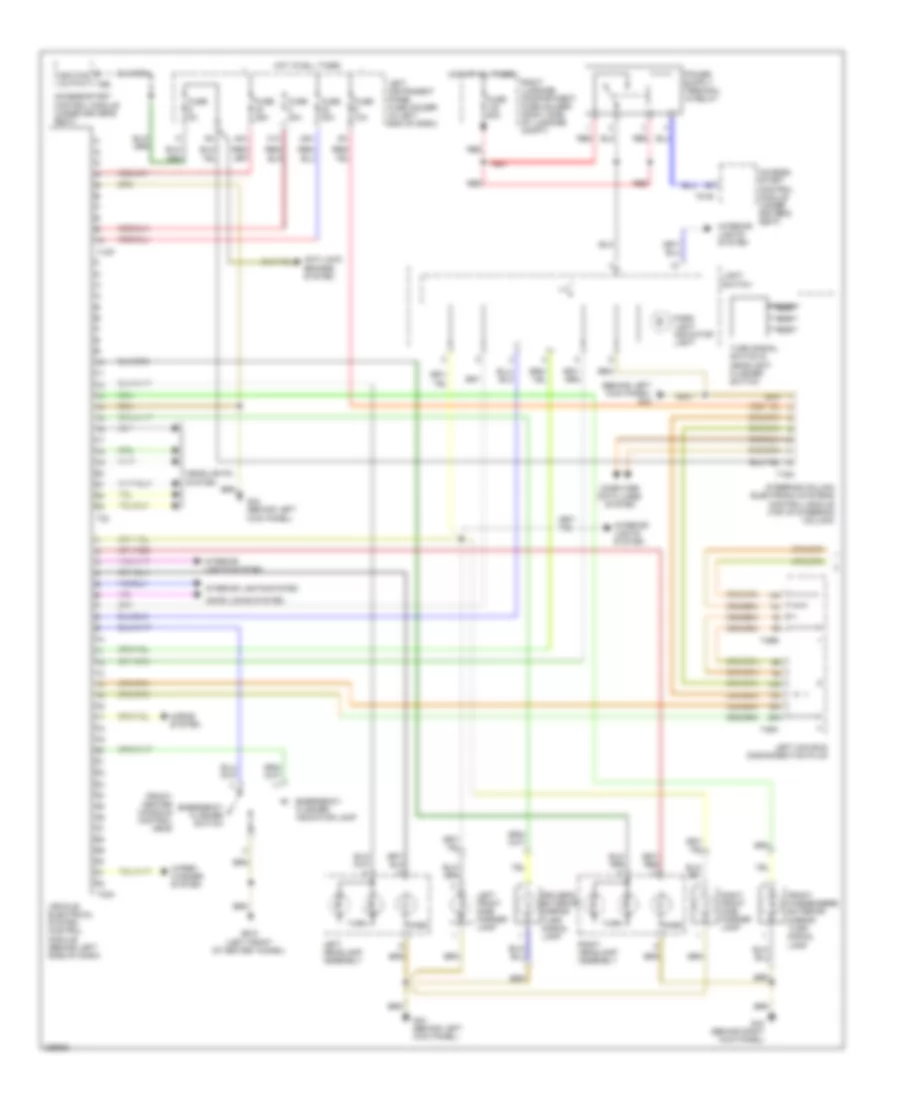 Exterior Lights Wiring Diagram 1 of 2 for Audi A8 2011