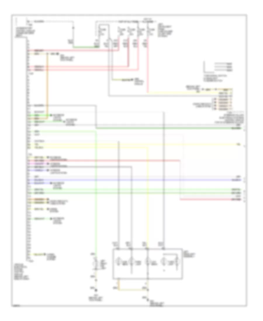 Headlights Wiring Diagram 1 of 2 for Audi A8 2011