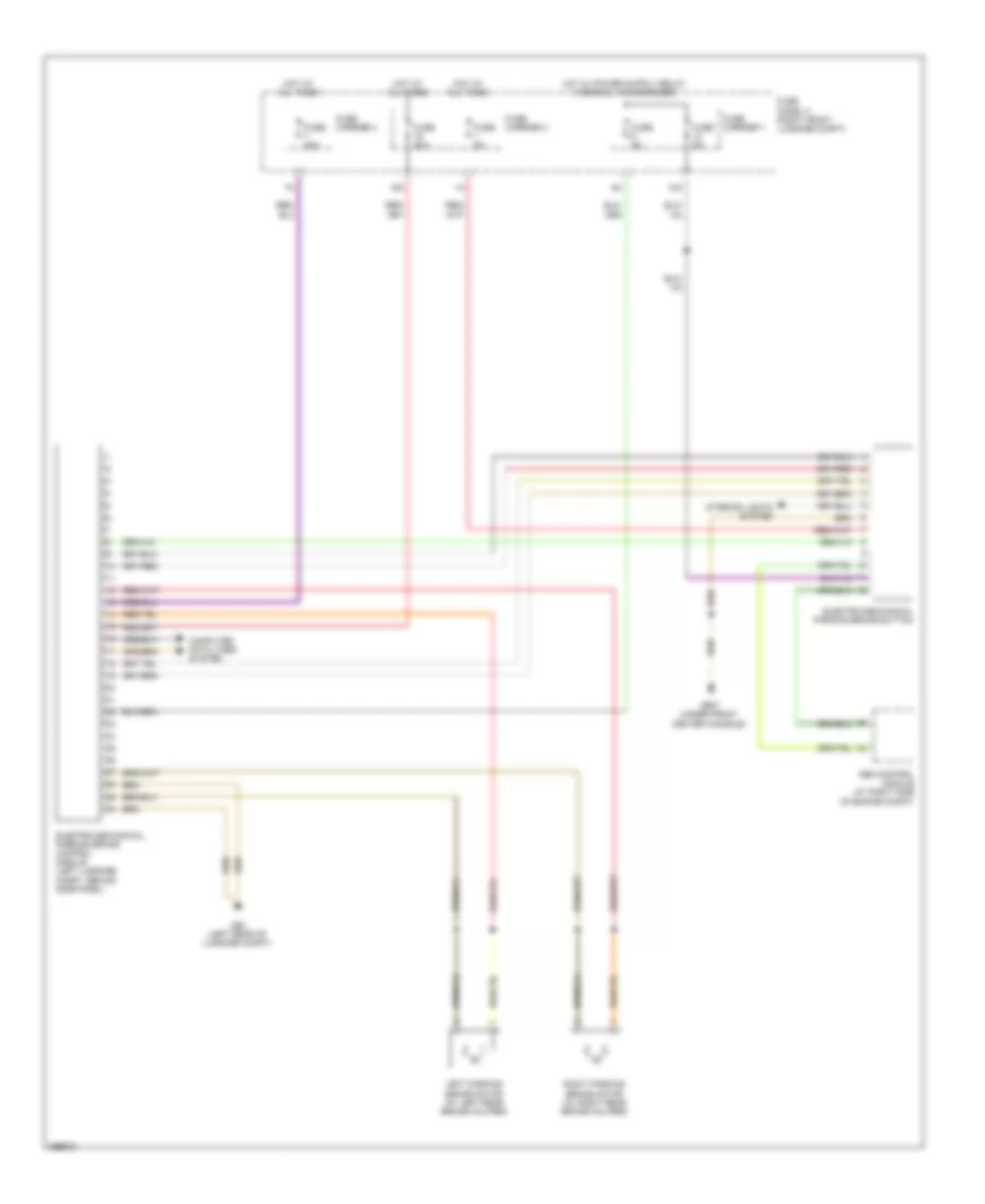 Park Brake Release Wiring Diagram for Audi A8 L 2013