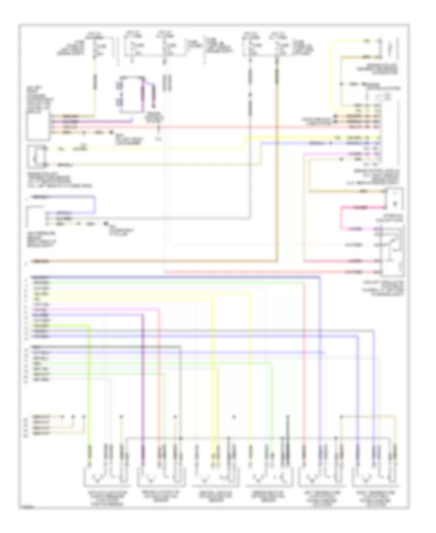 Automatic AC Wiring Diagram (2 of 2) for Audi TT 2008