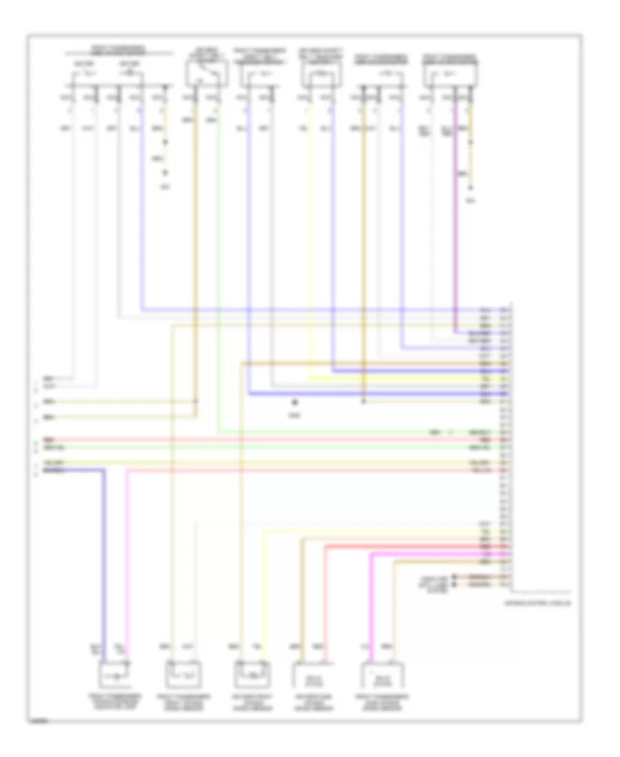 Supplemental Restraints Wiring Diagram (2 of 2) for Audi TT 2008
