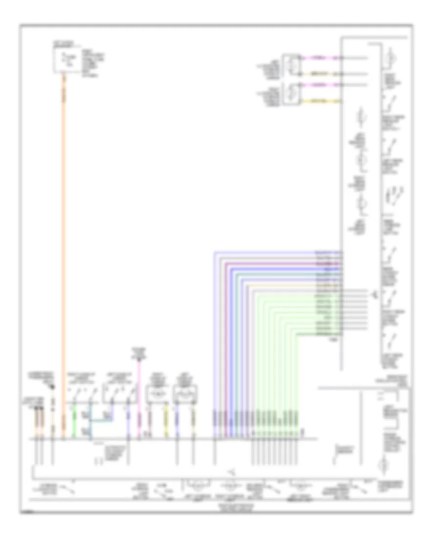 Interior Lights Wiring Diagram (3 of 7) for Audi A8 L 2011