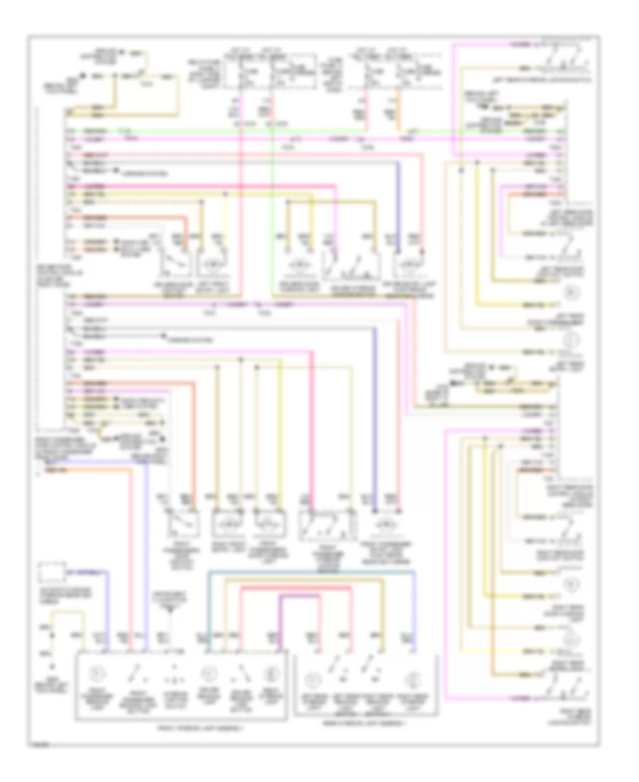 Courtesy Lamps Wiring Diagram (2 of 2) for Audi allroad Premium 2013