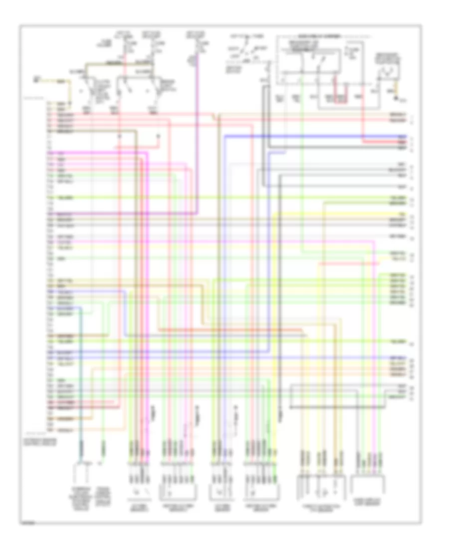 3.0L, Engine Performance Wiring Diagram (1 of 4) for Audi A4 2005