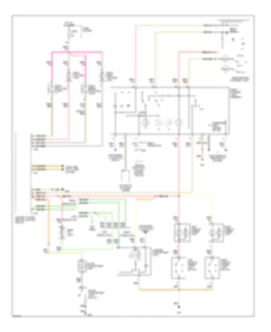 Courtesy Lamps Wiring Diagram Avant 1 of 2 for Audi A4 2005