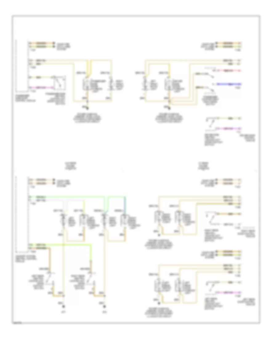Courtesy Lamps Wiring Diagram, Avant (2 of 2) for Audi A4 2005
