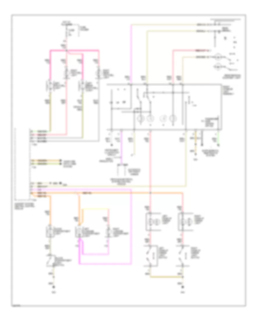Courtesy Lamps Wiring Diagram Sedan Convertible 1 of 2 for Audi A4 2005