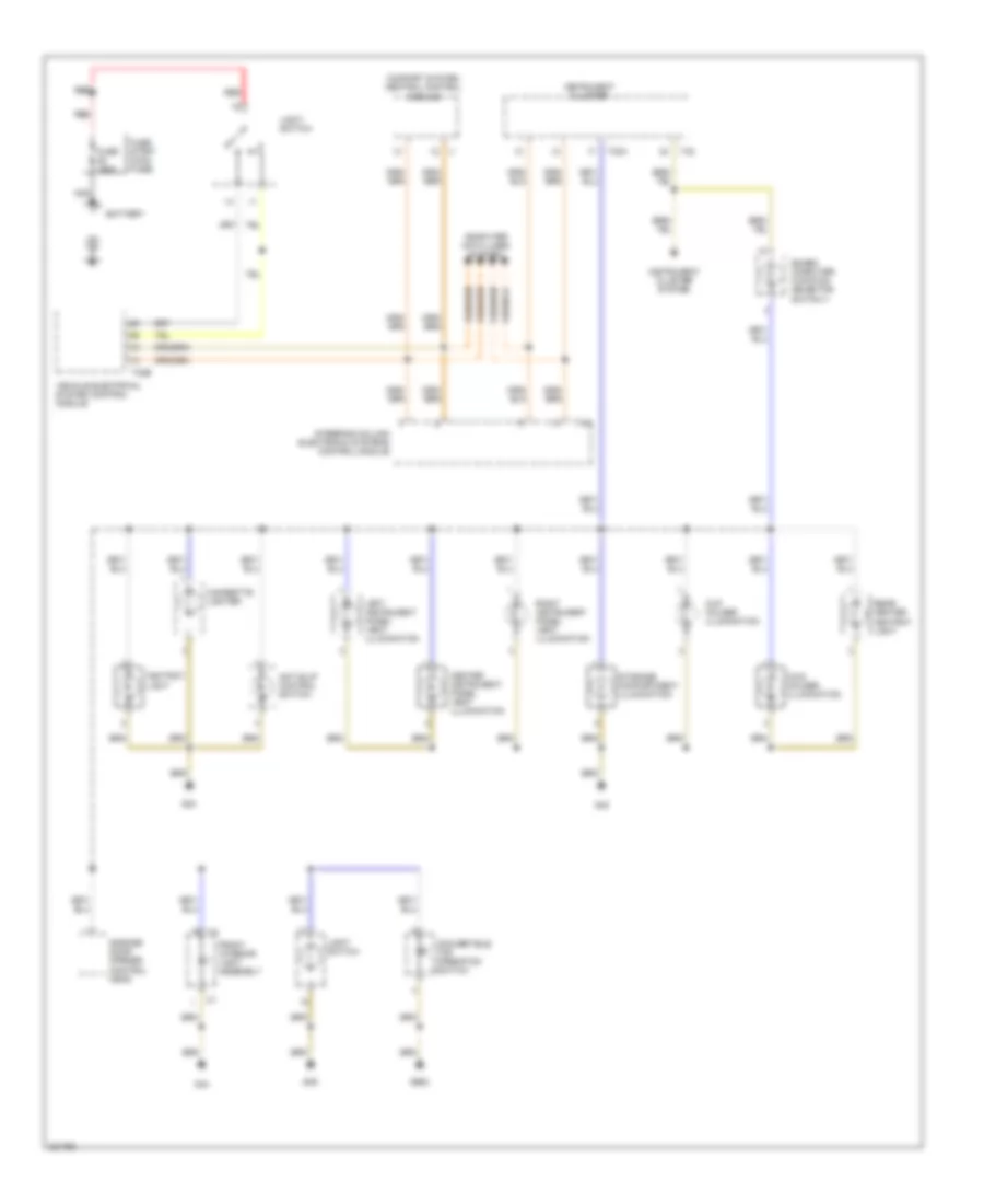 Instrument Illumination Wiring Diagram, with Convertible (1 of 2) for Audi A4 2005