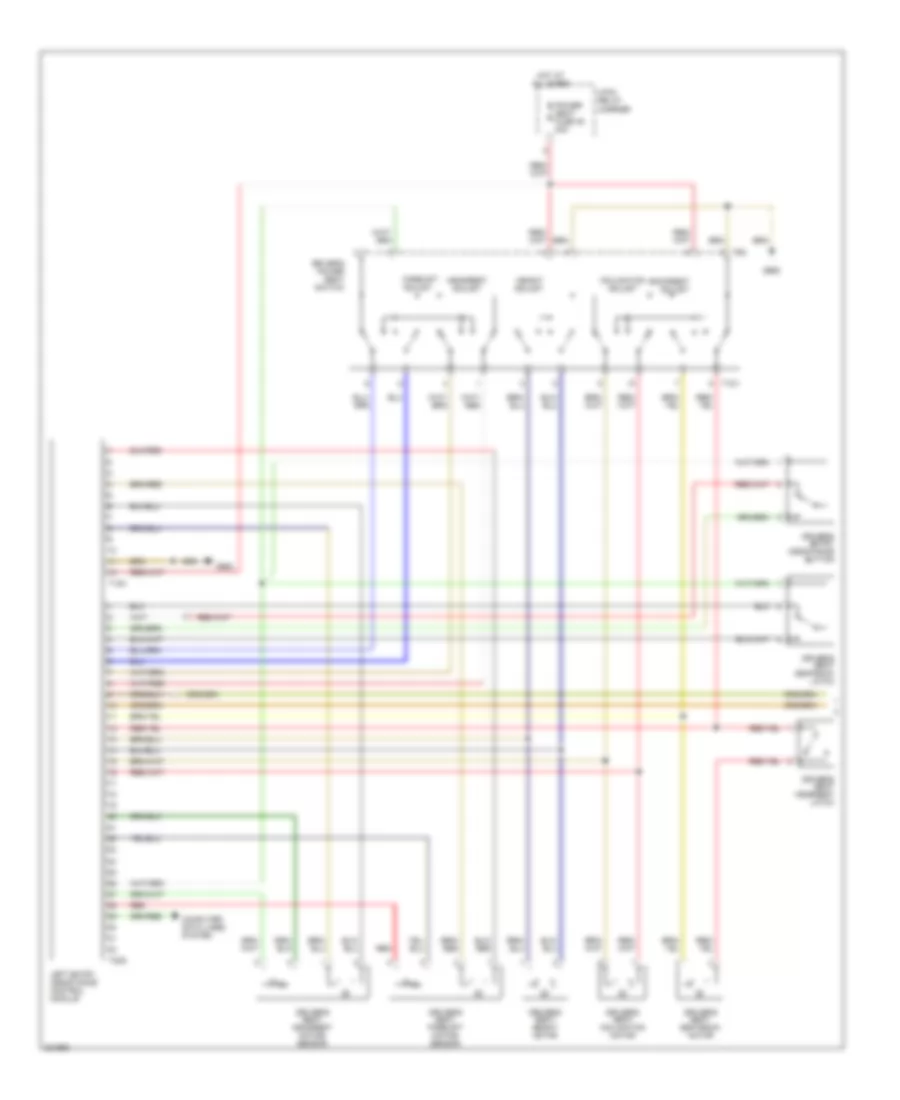 Power Seat Wiring Diagram with Convertible 1 of 2 for Audi A4 2005