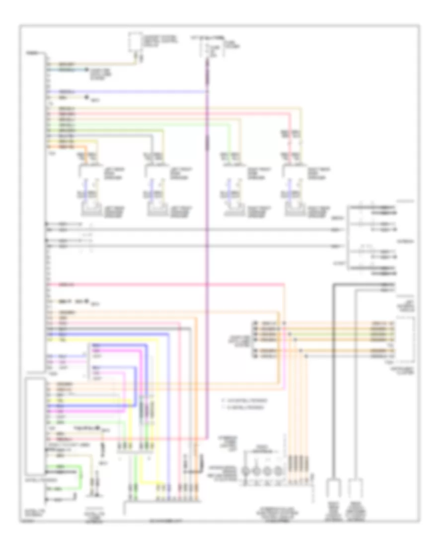 Bose Symphony Concert Wiring Diagram, without Convertilbe without Amplifier for Audi A4 2005