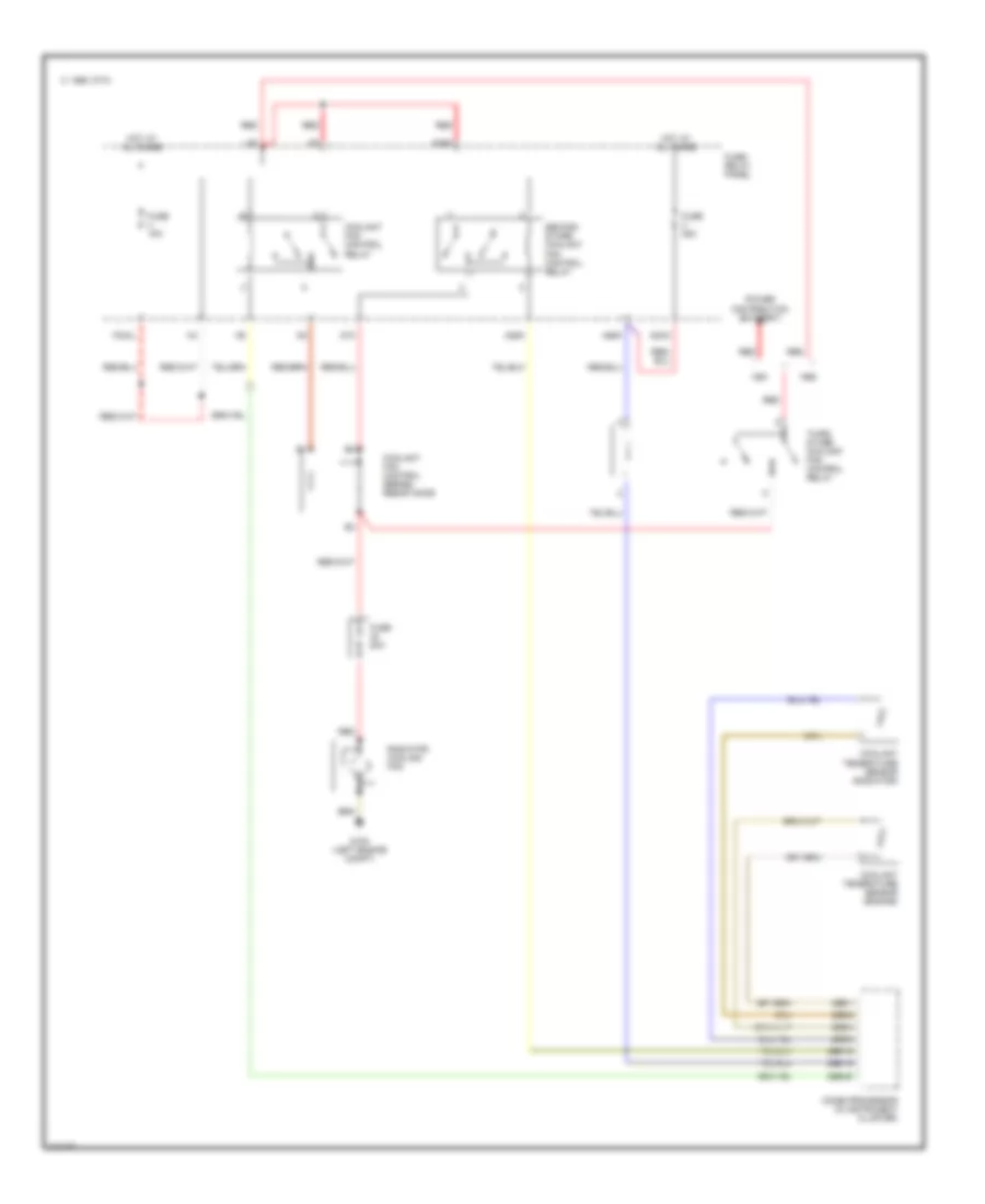 Cooling Fan Wiring Diagram for Audi V8 Quattro 1991