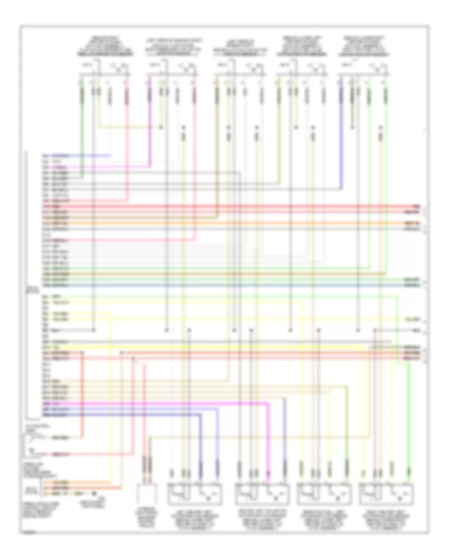 Automatic AC Wiring Diagram (1 of 3) for Audi A8 1999