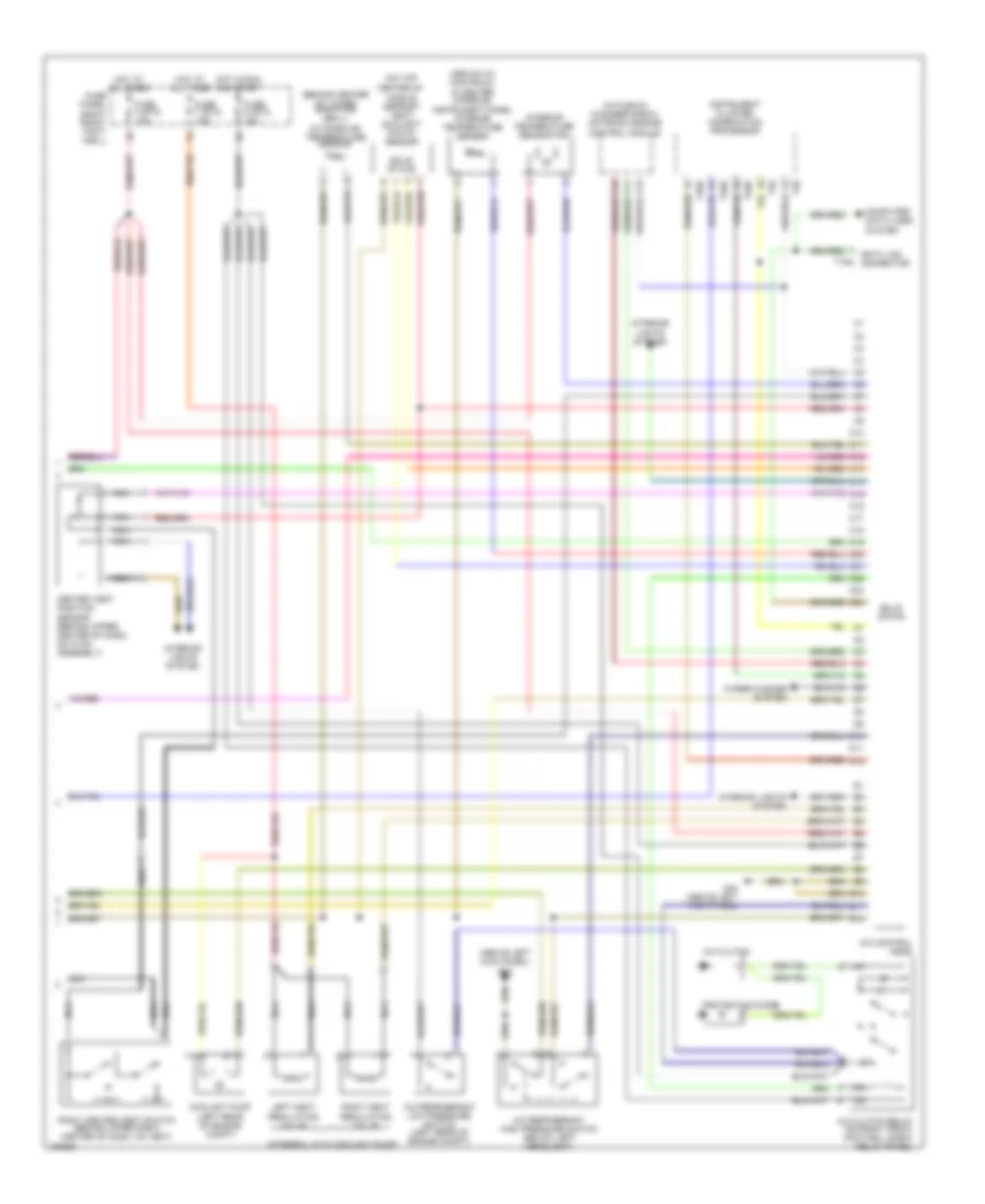 Automatic AC Wiring Diagram (3 of 3) for Audi A8 1999