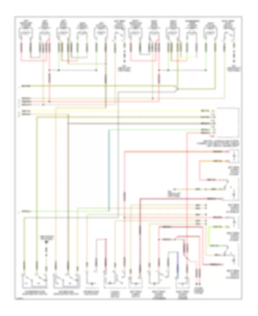 Interior Lights Wiring Diagram (3 of 3) for Audi A8 1999