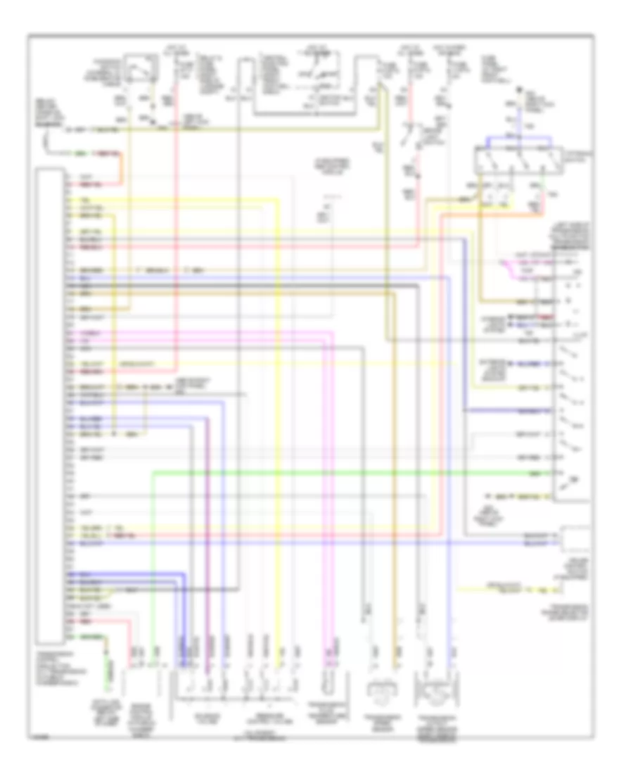 A T Wiring Diagram FWD for Audi A8 1999