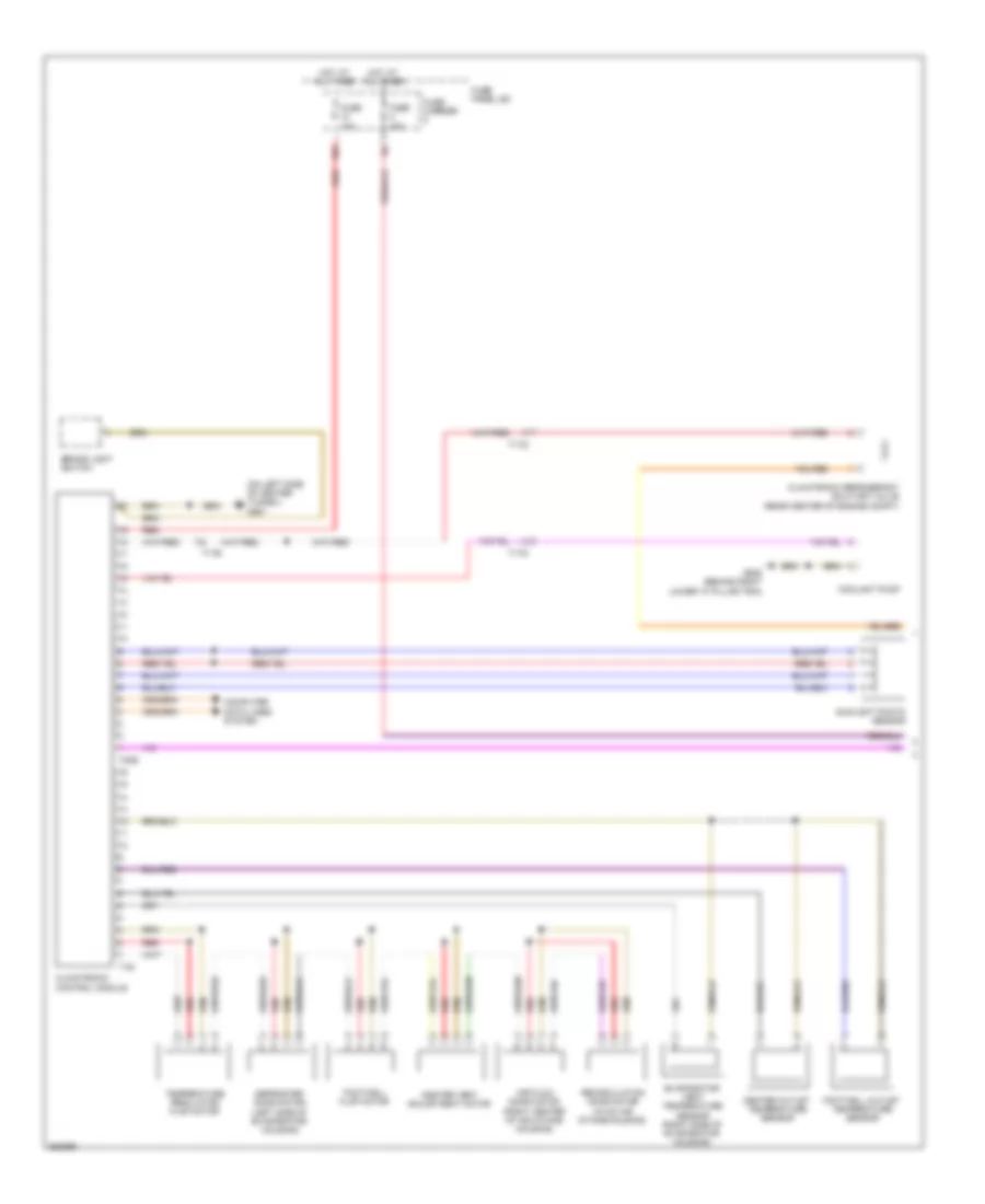 Электросхема кондиционера, Основная (1 из 2) для Audi Q5 2.0T 2011
