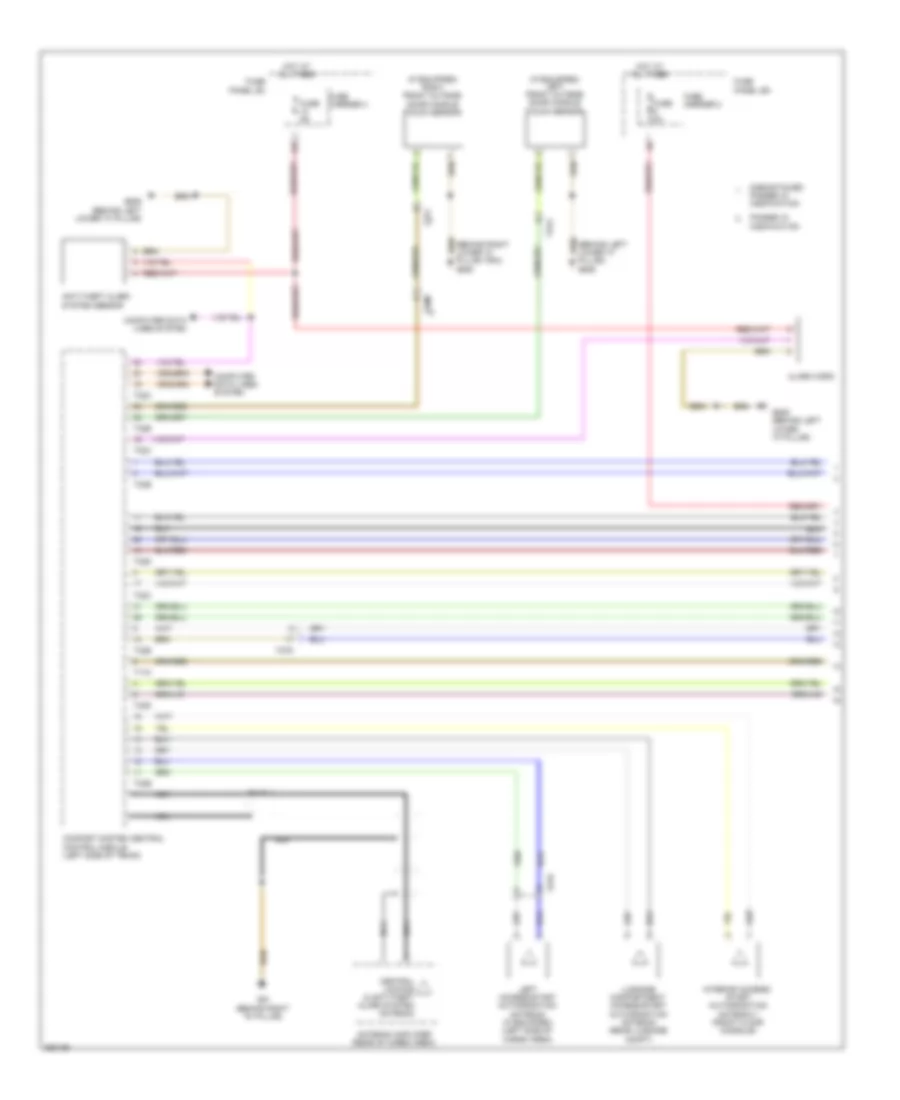 Anti theft Wiring Diagram 1 of 2 for Audi Q5 2 0T 2011