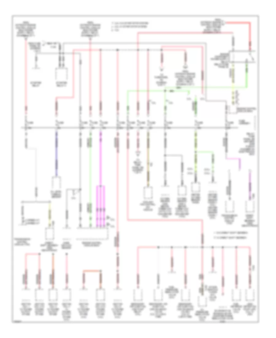 Power Distribution Wiring Diagram 5 of 7 for Audi Q5 2 0T 2011