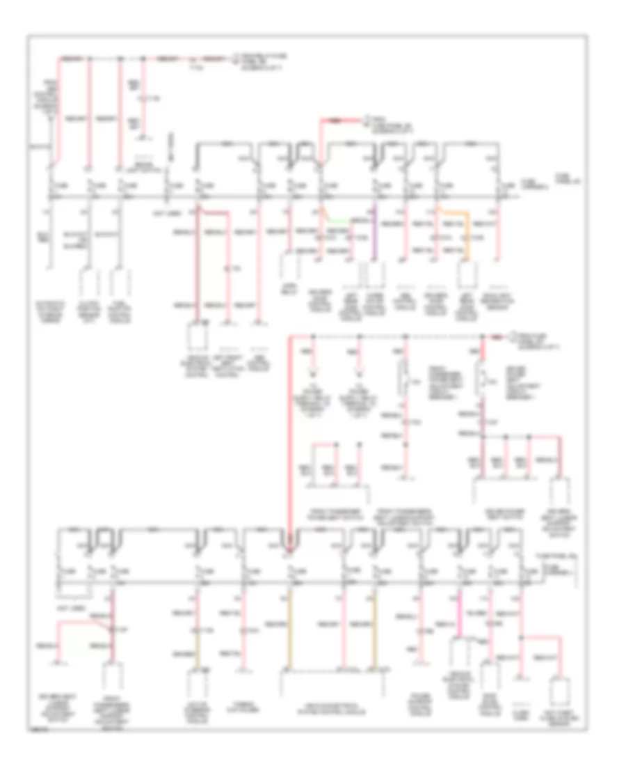 Power Distribution Wiring Diagram 6 of 7 for Audi Q5 2 0T 2011