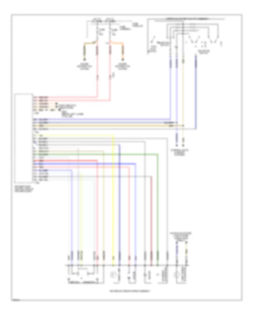 Power Mirrors Wiring Diagram (1 of 2) for Audi Q5 2.0T 2011