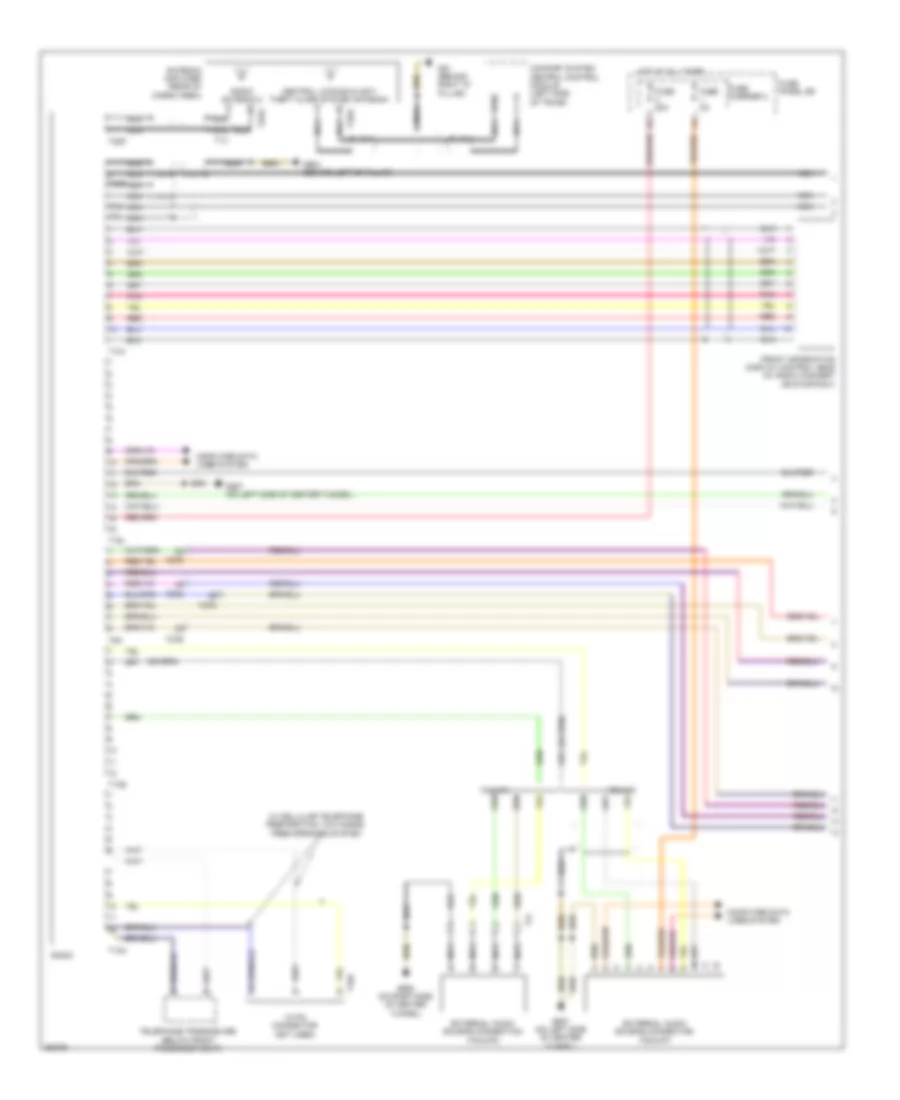 Radio Wiring Diagram Basic Infotainment 1 of 2 for Audi Q5 2 0T 2011