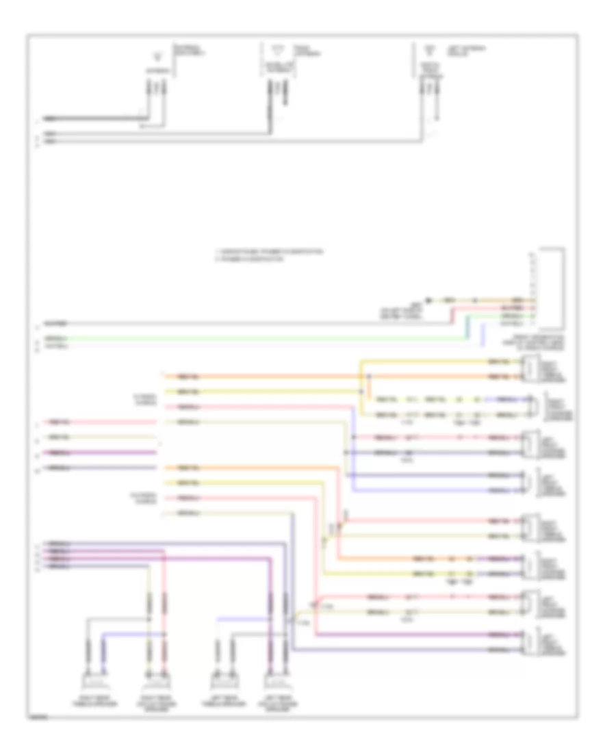 Radio Wiring Diagram, Basic Infotainment (2 of 2) for Audi Q5 2.0T 2011
