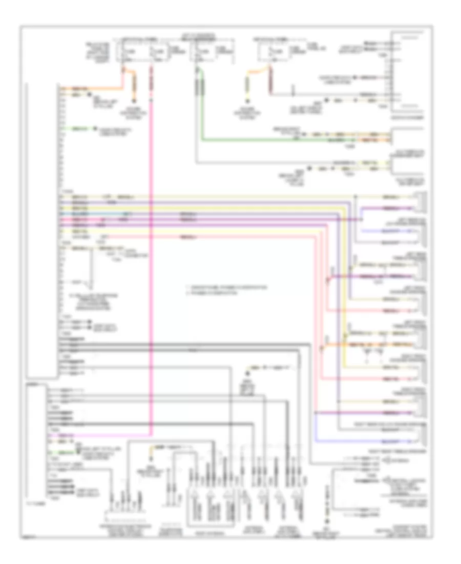 Radio Wiring Diagram, Basic MMI for Audi Q5 2.0T 2011