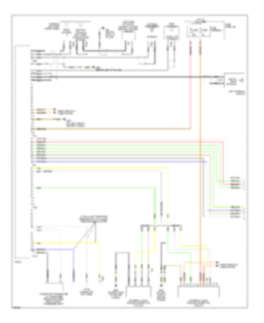 Radio Wiring Diagram, Premium Infotainment (1 of 2) for Audi Q5 2.0T 2011