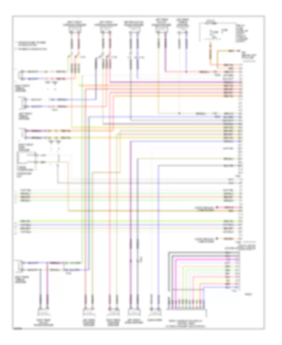 Radio Wiring Diagram, Premium Infotainment (2 of 2) for Audi Q5 2.0T 2011