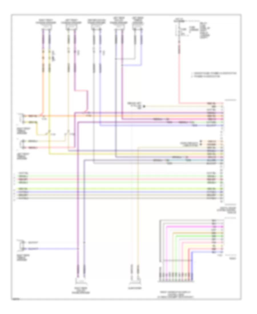 Radio Wiring Diagram Standard Infotainment 2 of 2 for Audi Q5 2 0T 2011