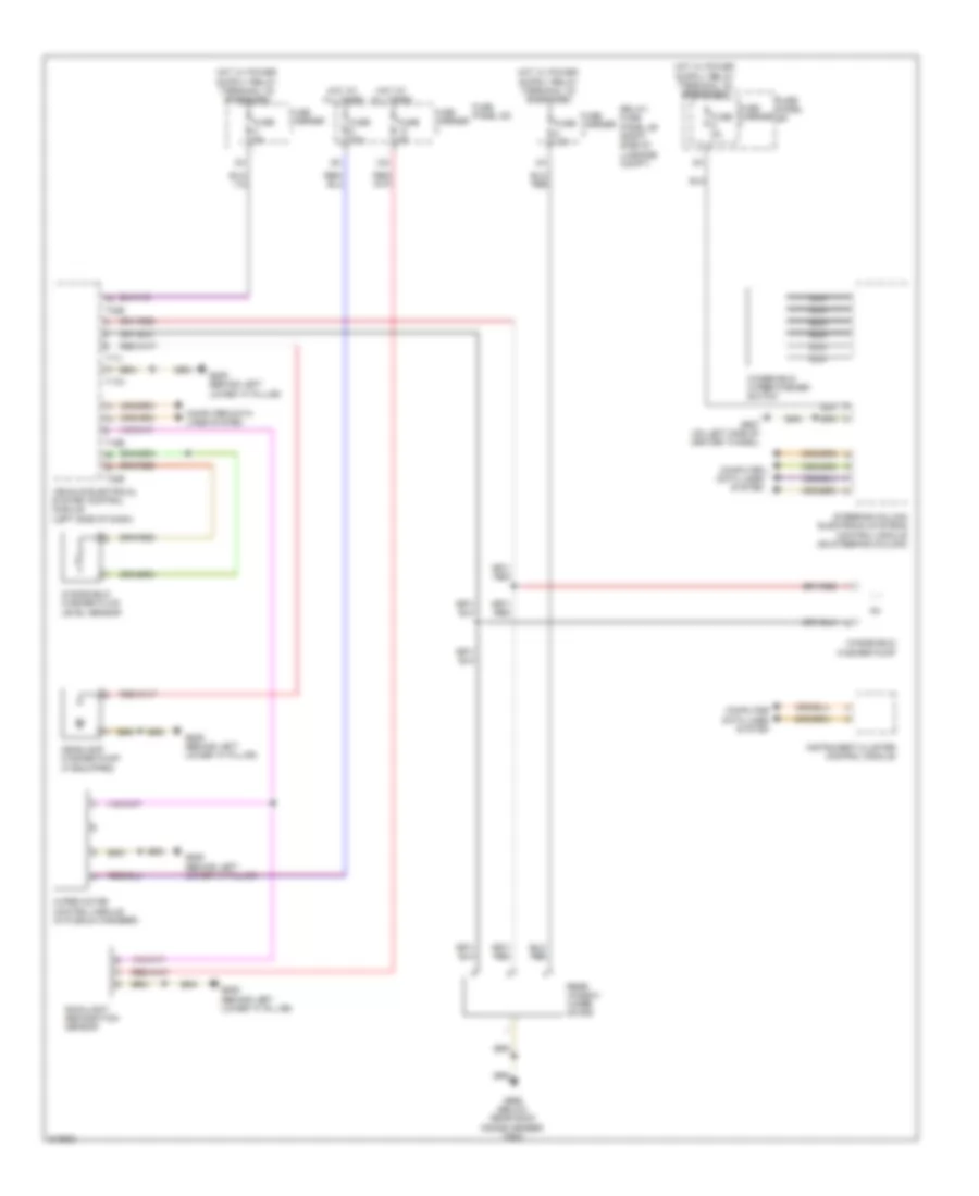 WiperWasherHeadlamp Washer Wiring Diagram for Audi Q5 2.0T 2011