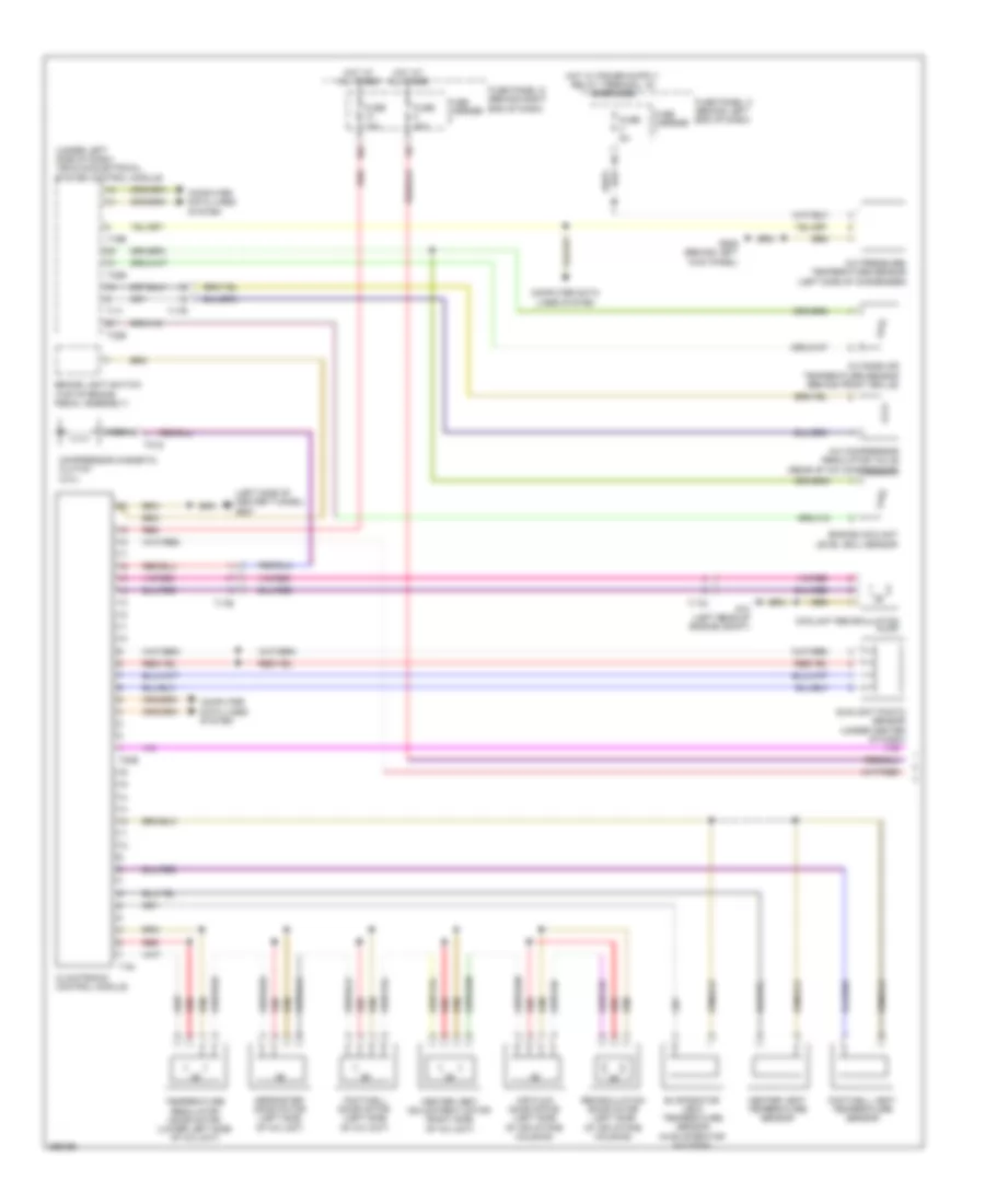 Automatic AC Wiring Diagram, Basic (1 of 2) for Audi allroad Premium Plus 2013