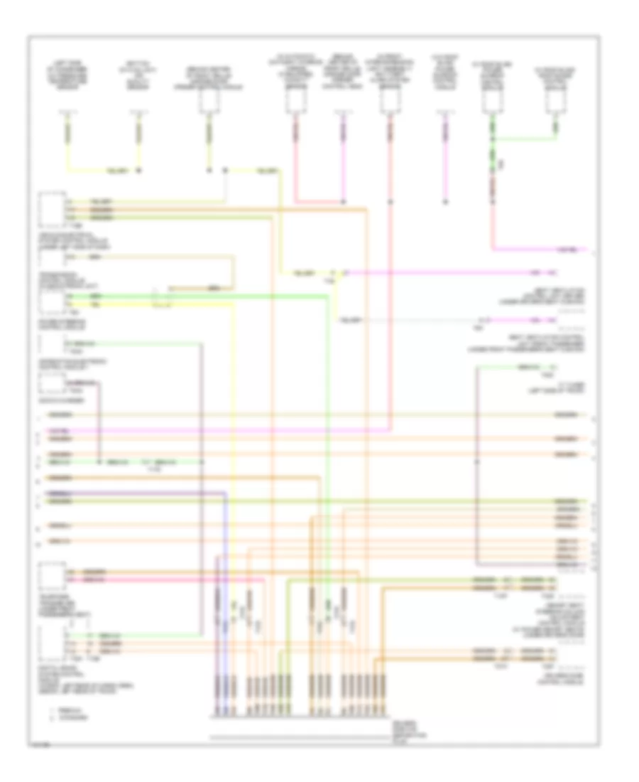 Computer Data Lines Wiring Diagram 2 of 3 for Audi allroad Premium Plus 2013