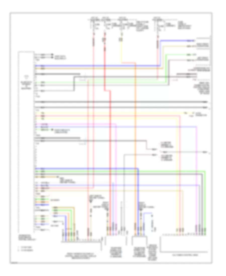 Multimedia Interface Wiring Diagram (1 of 2) for Audi allroad Premium Plus 2013