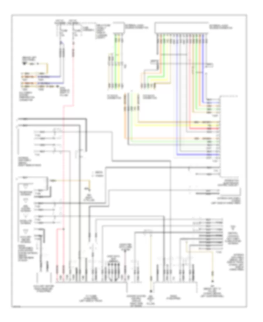 Multimedia Interface Wiring Diagram 2 of 2 for Audi allroad Premium Plus 2013