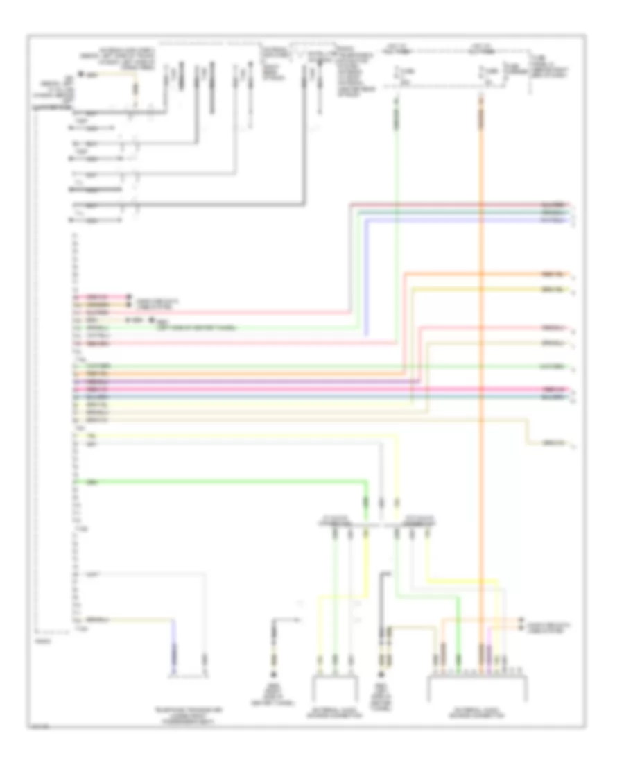 Radio Wiring Diagram, Basic Infotainment (1 of 2) for Audi allroad Premium Plus 2013