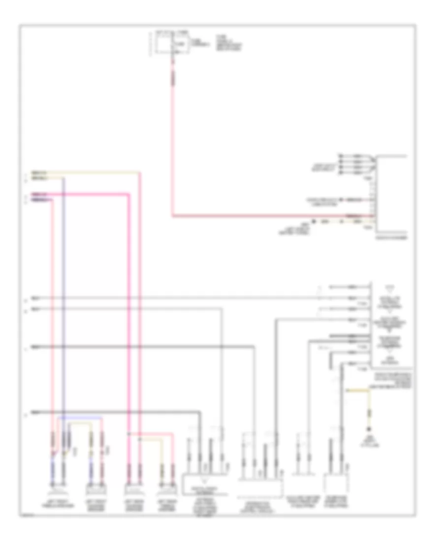 Radio Wiring Diagram Basic MMI 2 of 2 for Audi allroad Premium Plus 2013