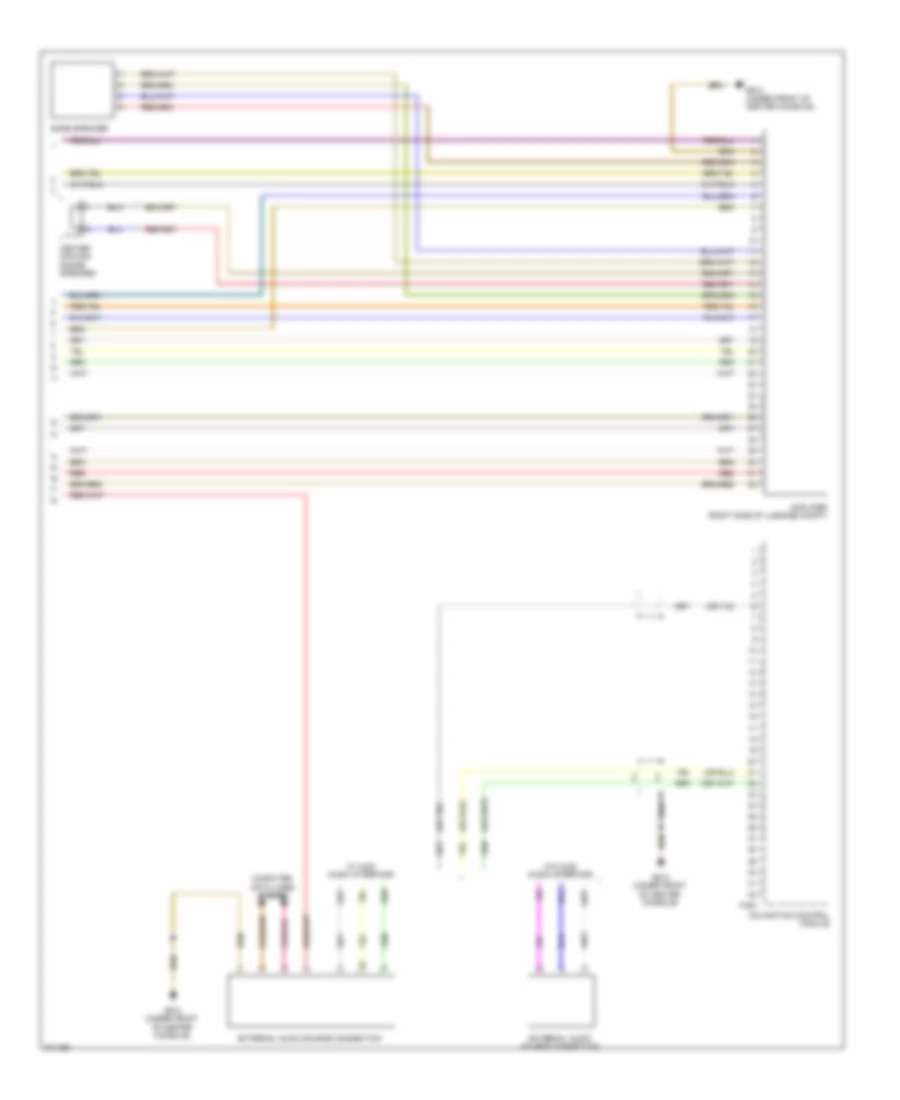 Radio Wiring Diagram with RNS E with Bose 3 of 3 for Audi A3 2009
