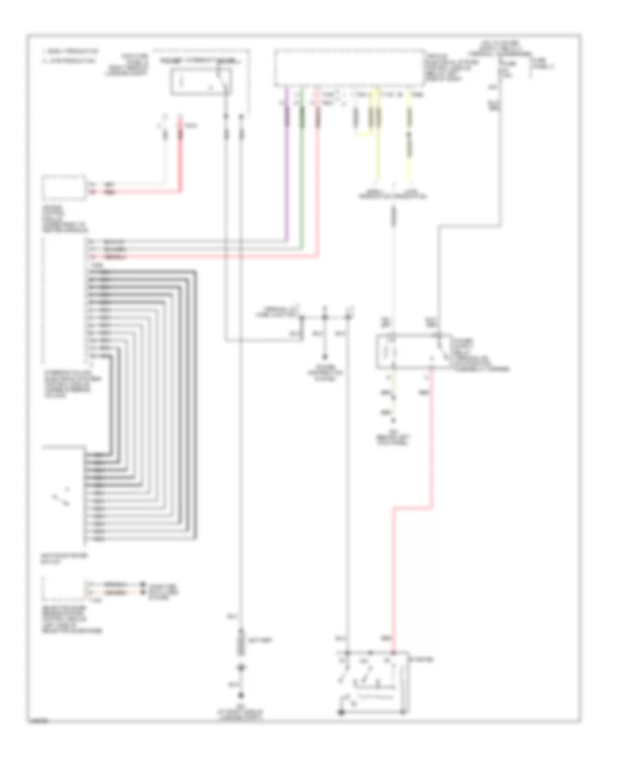 3 2L Starting Wiring Diagram for Audi A3 2009