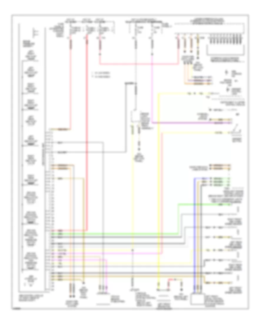 Anti lock Brakes Wiring Diagram Early Production with Hill Hold Assist for Audi A3 2009