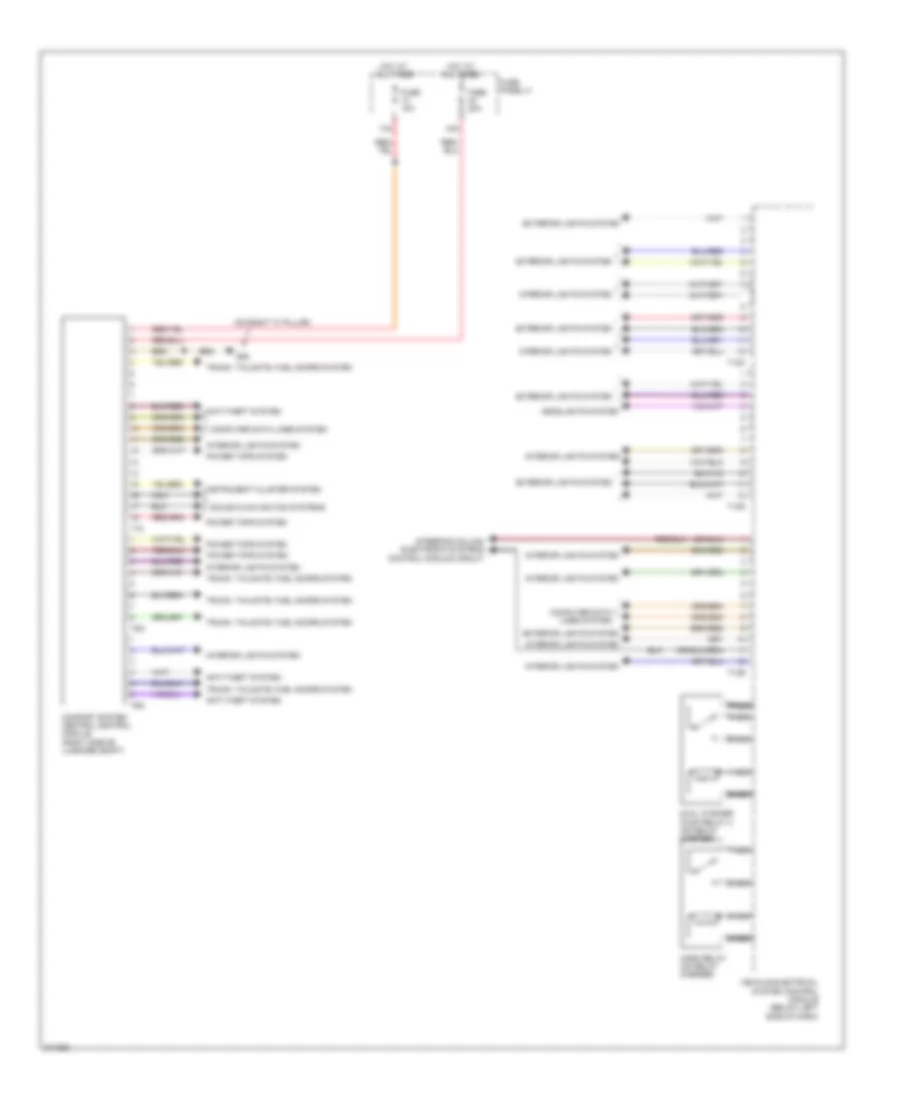 Body Computer Module Wiring Diagram Early Production 1 of 2 for Audi A3 2009