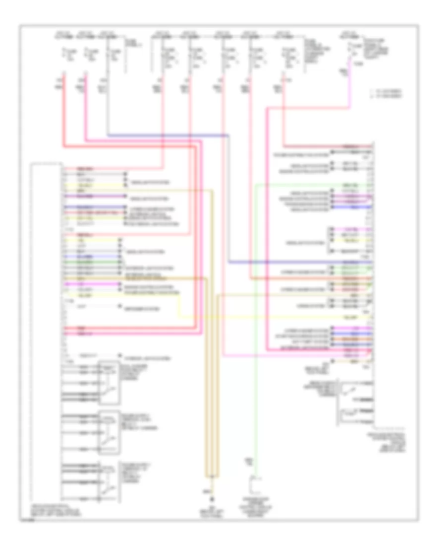 Body Computer Module Wiring Diagram, Early Production (2 of 2) for Audi A3 2009