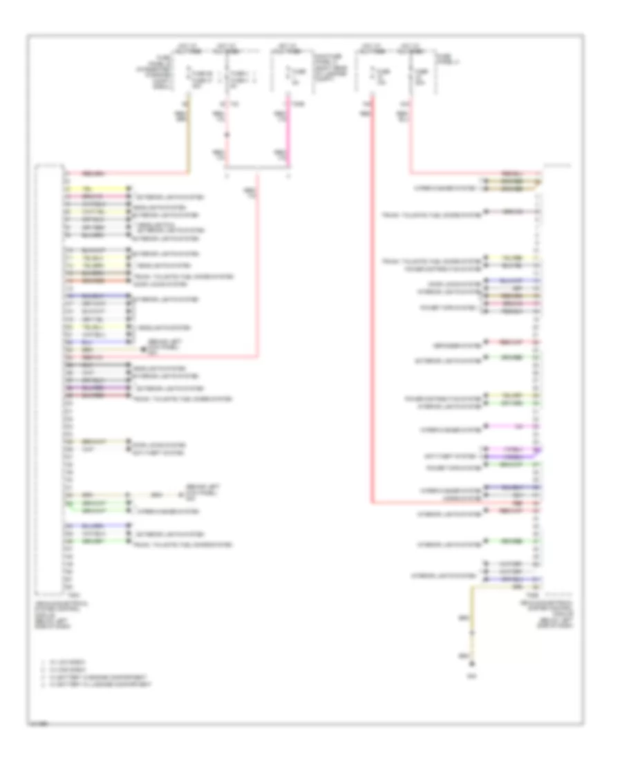 Body Computer Module Wiring Diagram Late Production 1 of 2 for Audi A3 2009