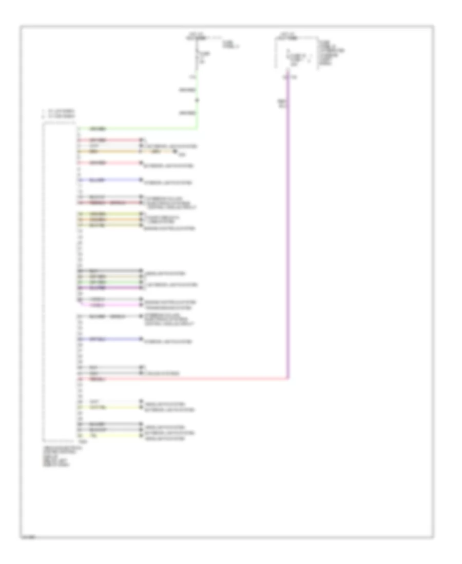 Body Computer Module Wiring Diagram Late Production 2 of 2 for Audi A3 2009